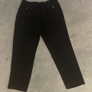 Club Monaco Black Crepe Pants